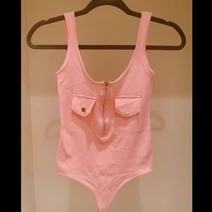 Dolls Kill Pink Bodysuit